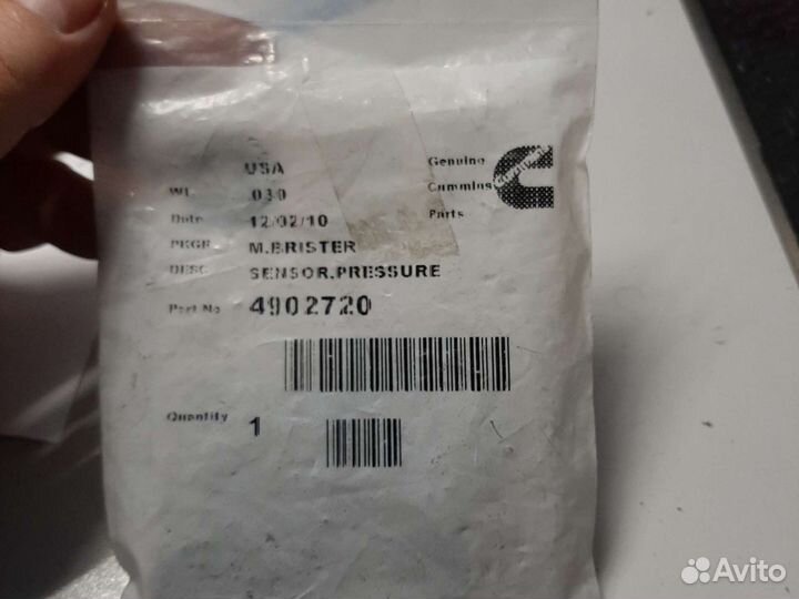 Датчик д/возд Cummins 3085140 4902720 3080407