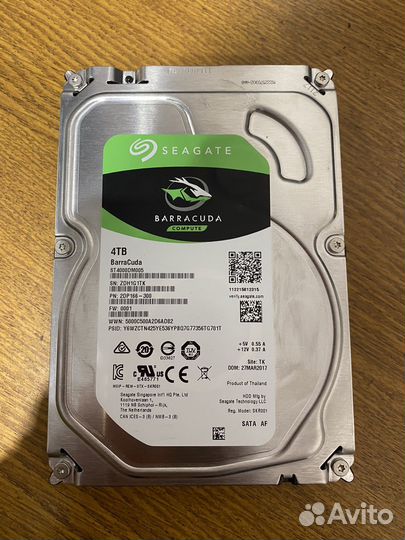 Жесткий диск 4 тб