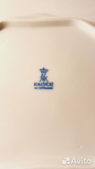 Блюдо фарфор Германия кобальт