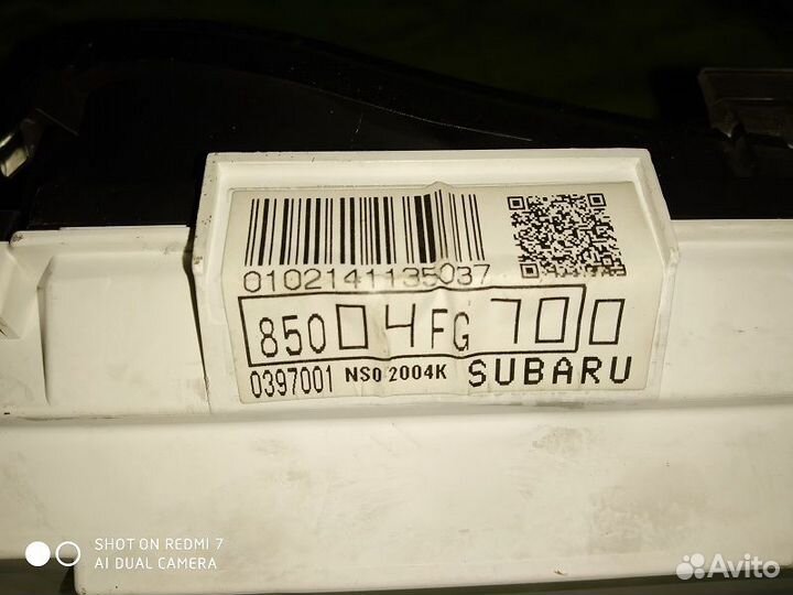 Панель приборов Subaru Impreza XV GH7 2007-2011г