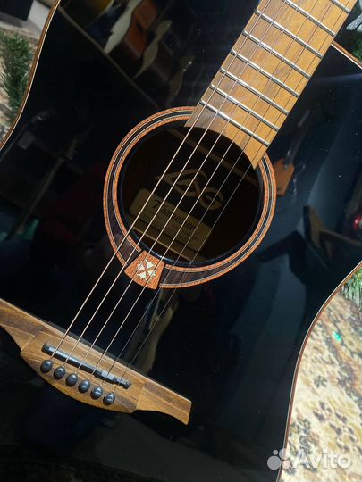 Новая акустическая гитара Lag T118d blk