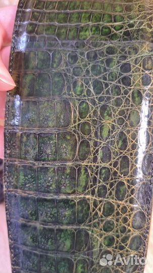 Ремень из кожи крокодила
