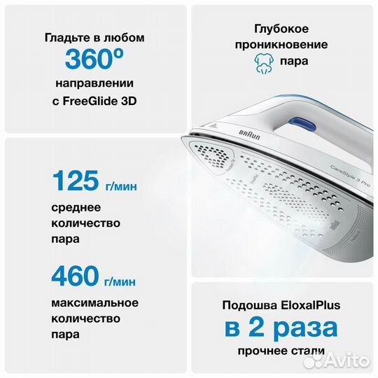 Парогенератор Braun Сarеstylе 3 Pro IS3157BL