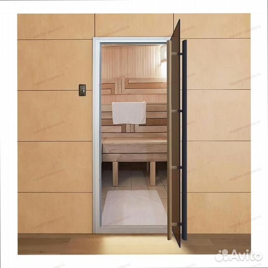 Двери стеклянные для бани от производителя