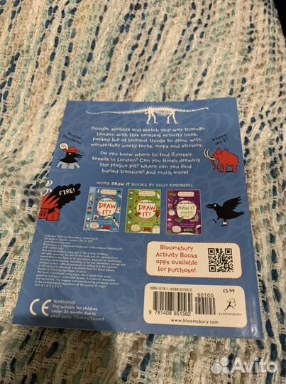 Draw it London Activity Book из Великобритании