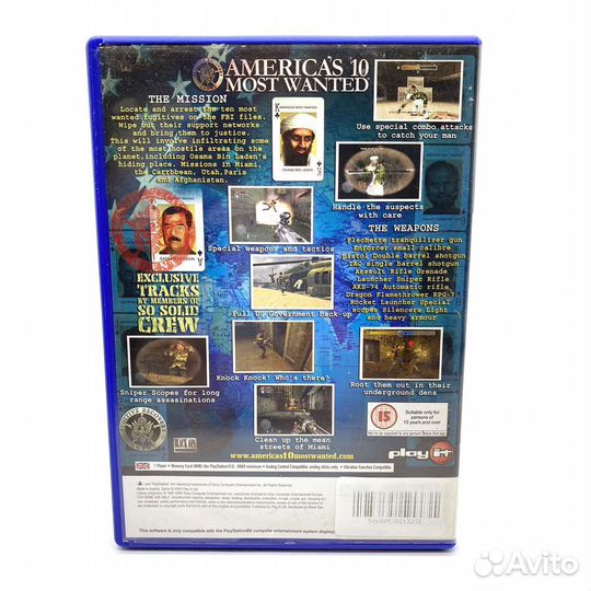 Americas 10 Most Wanted, б/у, множ.царап., англ