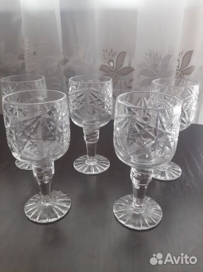 Рюмки хрустальные