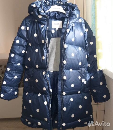 Пуховик для девочки 134