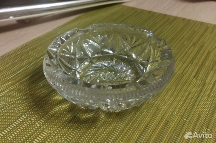 Хрустальная пепельница