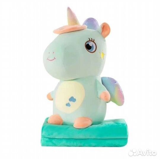 Игрушка Единорог с пледом