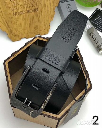 Мужские ремни в подарочной коробке