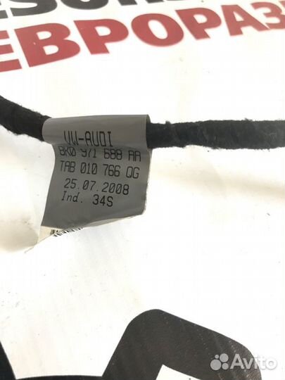 Проводка двери Audi A4 B8 2.0T cdnc 2009