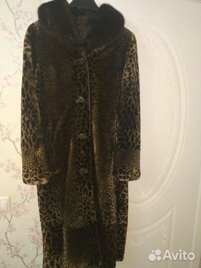 Шуба из мутона р.48