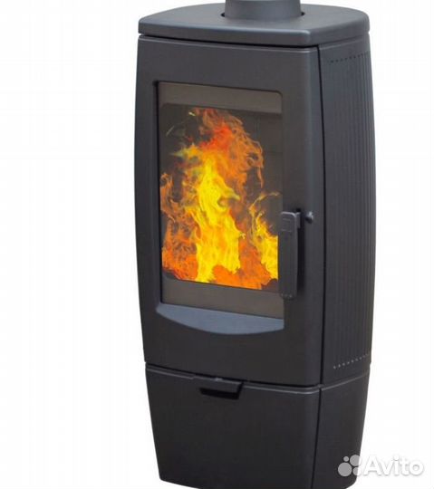 Печь gala, черная (plamen)