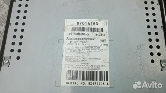 Магнитола mitsubishi pajero 4 (3DN19I401)