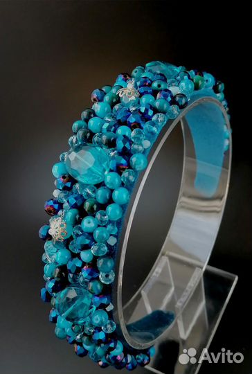 Ободок для волос ручной работы