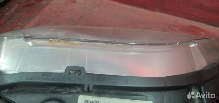 Рено логан фара левая фаза 2 Renault Logan с деф