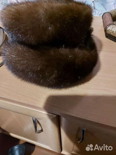 Шапка норковая женская