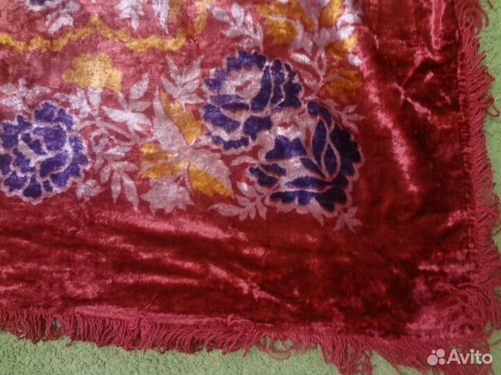 Скатерть, покрывало плюш винтаж