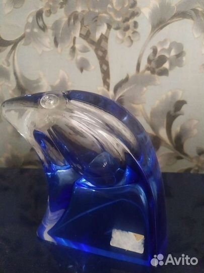 Ваза синяя СССР