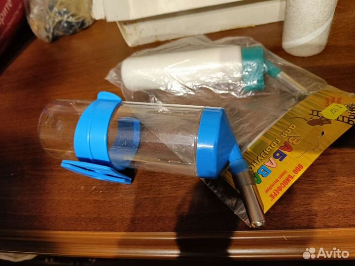 Поилка для грызунов, миски, колесо