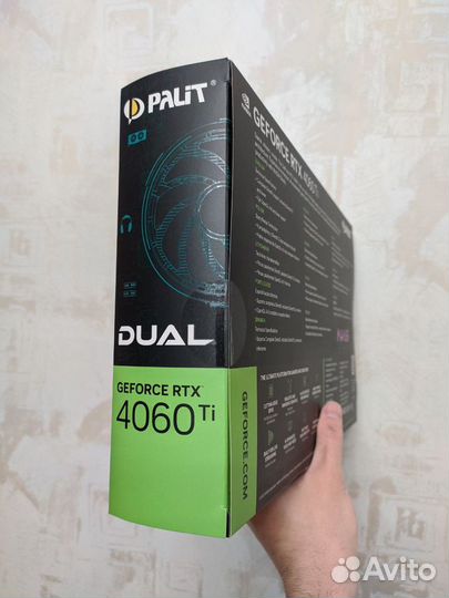 Palit RTX 4060 Ti Dual OC 8GB (Новая, Ситилинк)