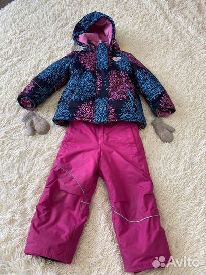Зимний костюм для девочки 98