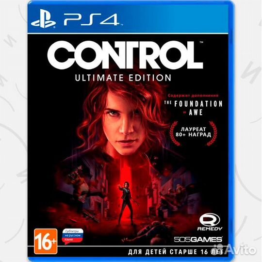 Control Ultimate Edition PS4, русские субтитры