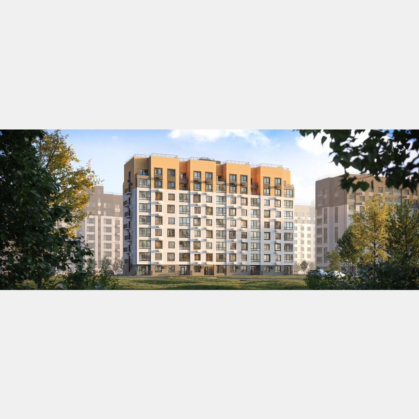 2-к. квартира, 58,4 м², 7/9 эт.