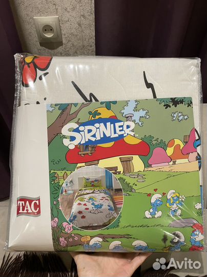 Комплект детского постельного с одеялом Tac новое