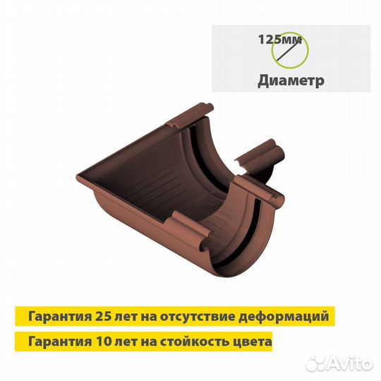 Угол желоба 90 Альта-Профиль 