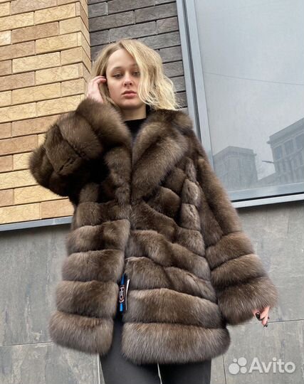 Шуба из баргузинского соболя
