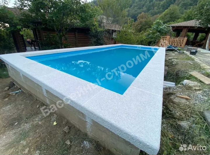 Бассейн 7х3х1,5 от производителя,ступени Стандарт