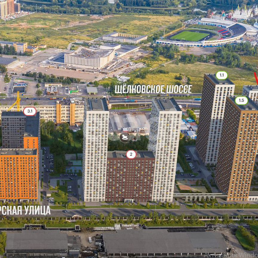 2-к. квартира, 48,5 м², 21/35 эт.