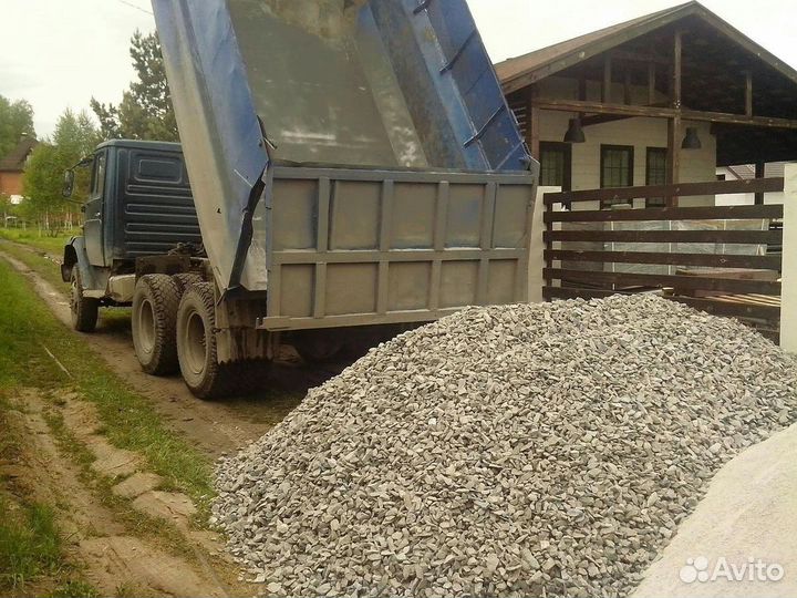 Щебень \ Песок \ Отсев строительный оптом от трех