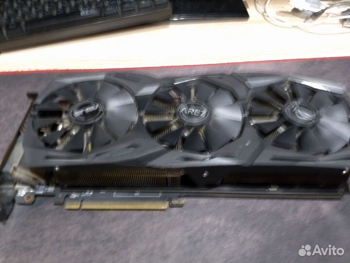 Видеокарта rx 580 asus rog strix