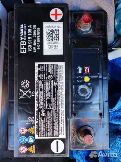 Аккумулятор vw polo оригинал