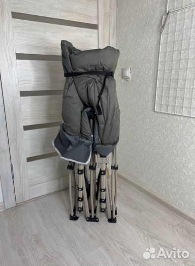 Раскладушка+матрас+усиленная конструкция +карман