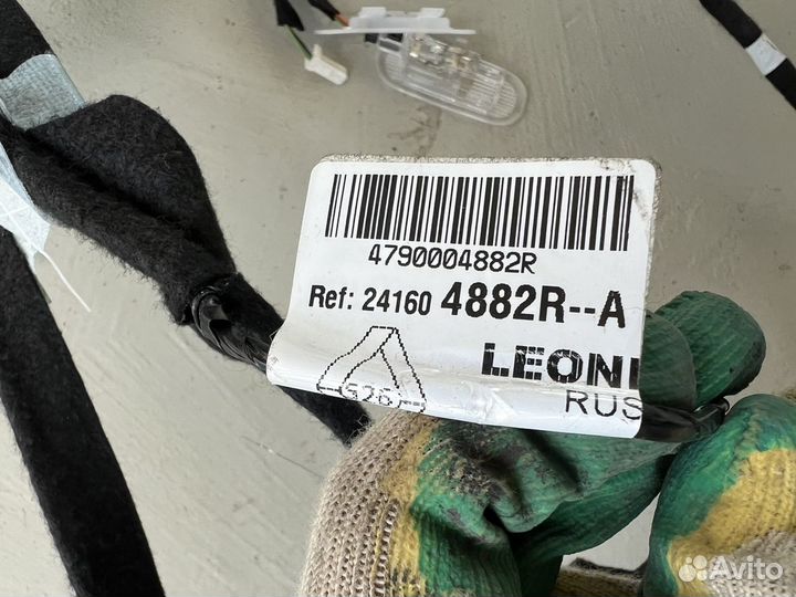 Проводка потолка Renault Kaptur