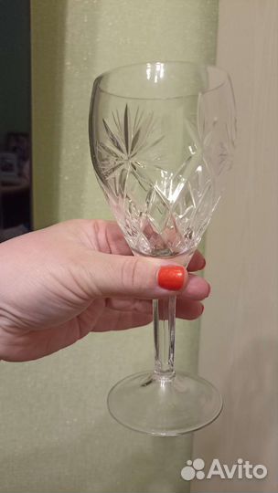 Хрустальные рюмки,фужеры