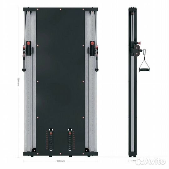 Кроссовер Apex Trainer 2 стека по 60 кг