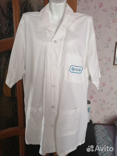 Новый Медицинский халат с коротким рукавом