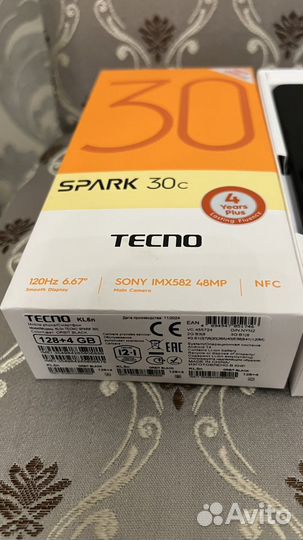 TECNO Spark 30C, 6/128 ГБ