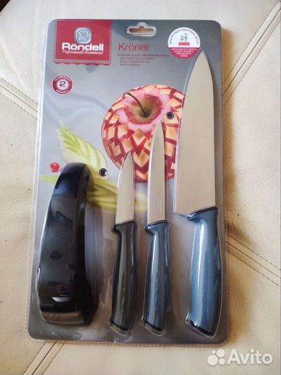 Набор кухонных ножей Rondell Kroner RD-459