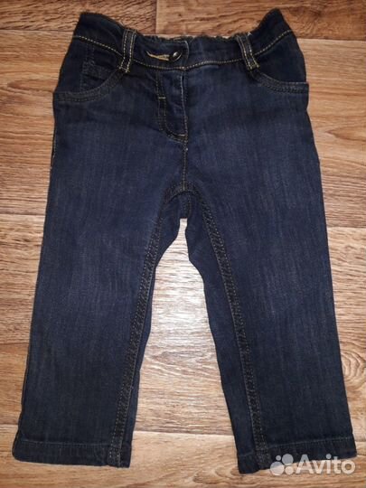 Джинсы Next, ветровка Armani в идеале на 9-12 мес