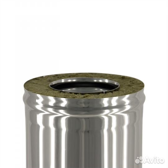 Труба-сэндвич D115/200мм L0,50м 0,5мм/0,5мм