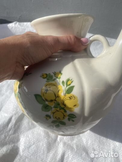 Чайник большой,фарфоровый -Ретро СССР