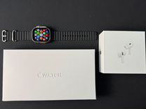 Apple watch 9 + Airpods Pro 2 (Набор 2в1)