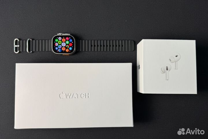 Apple watch 9 + Airpods Pro 2 (Набор 2в1)