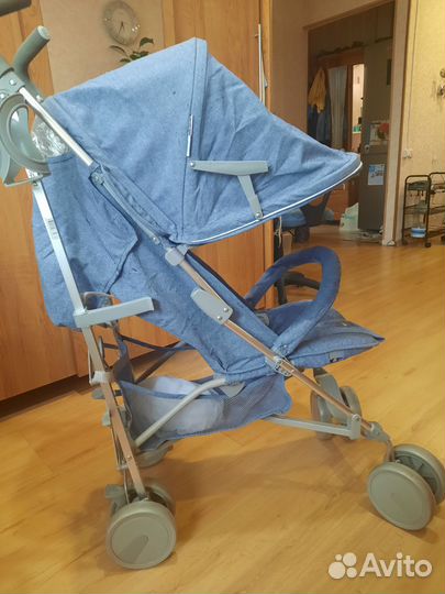 Прогулочная коляска Babyton Sport Blue melange